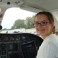 Oct 10, 2013: Miranda Evarts, the new intern at N85, flies right seat in 421